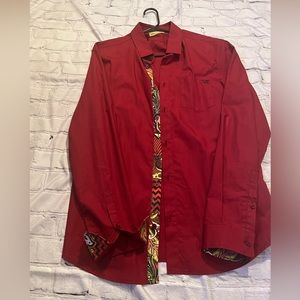 Versace button up dress shirt